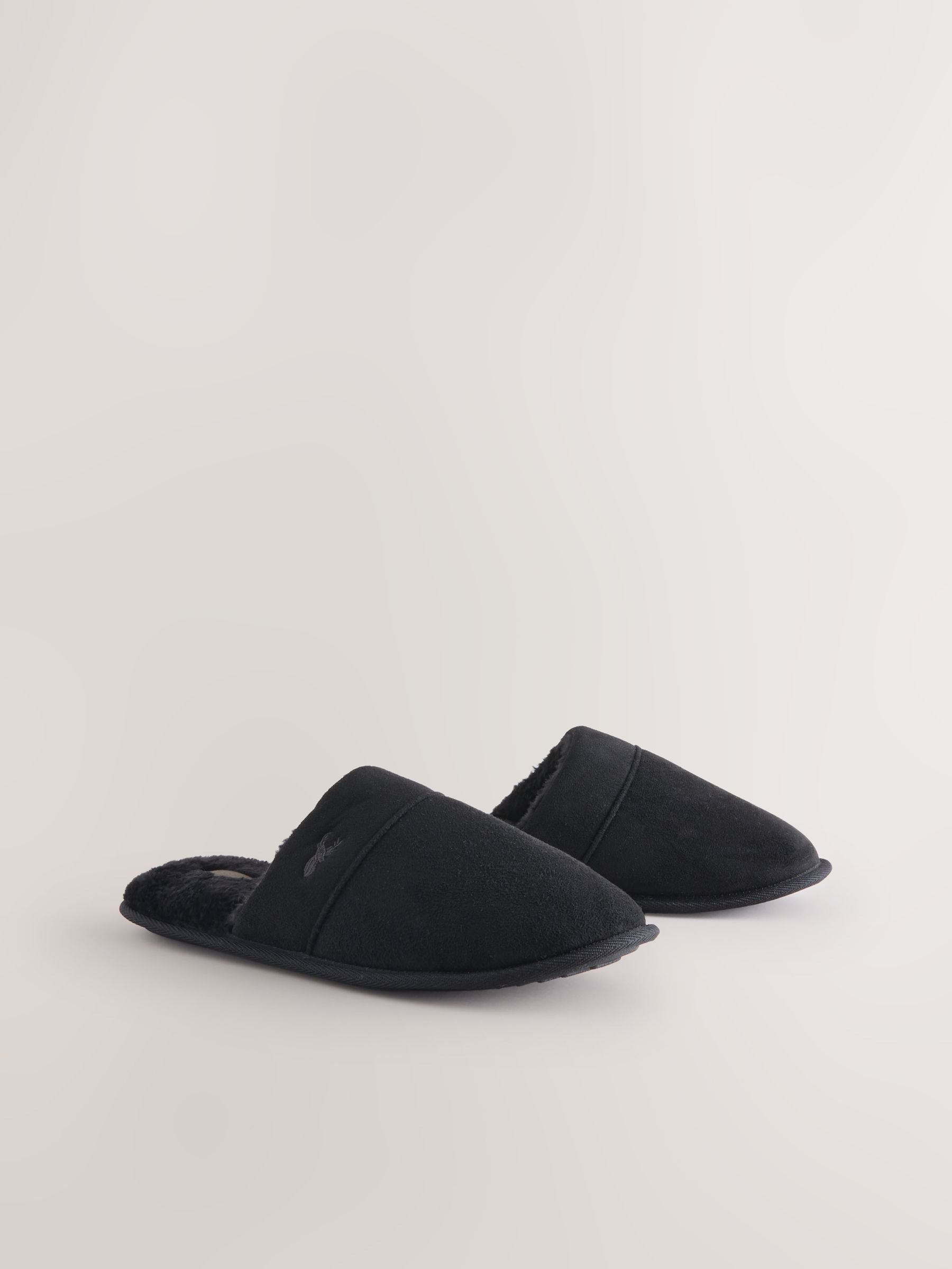 Buy Black Mule Slippers from Next India