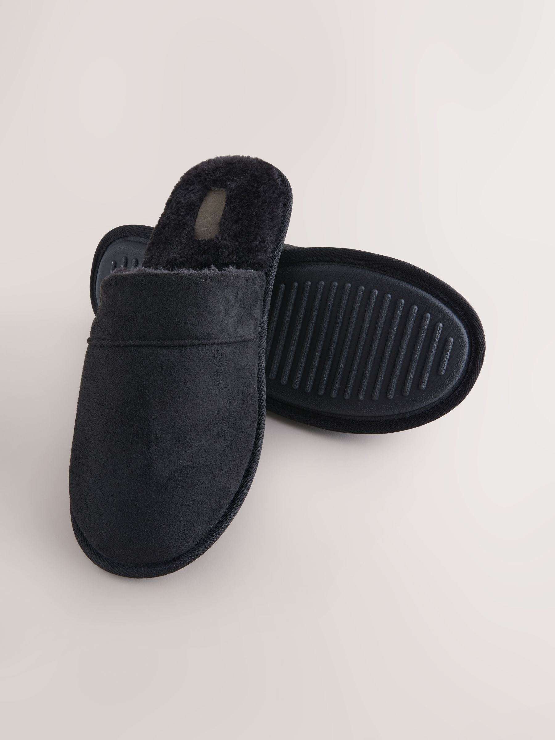 Buy Black Mule Slippers from Next India