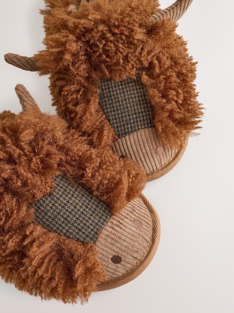 Brown Hamish Mule Slippers - Image 6 of 6 Brown Hamish Mule Slippers - Image 6 of 6