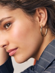 Gold Tone Hoop Earrings - Image 1 of 2
