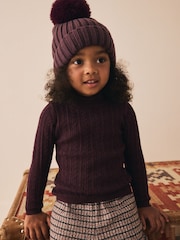 Purple Roll Neck Jumper (3mths-10yrs) - Image 1 of 3