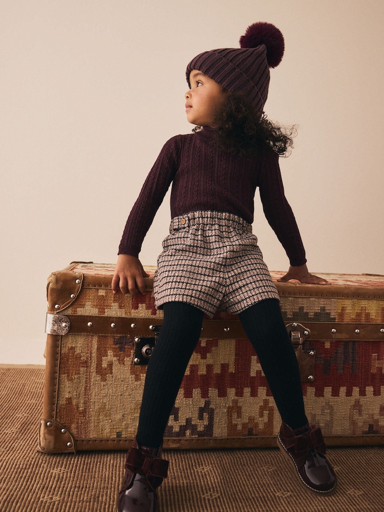 Purple Roll Neck Jumper (3mths-10yrs) - Image 2 of 3