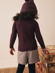 Purple Roll Neck Jumper (3mths-10yrs) - Image 3 of 3