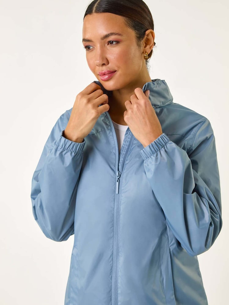 Roman Steel Blue Shower Resistant Jacket - Image 4 of 5