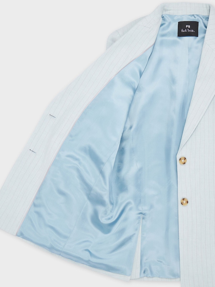 PS Paul Smith Single Breasted Pinstripe Blazer Jacket - Image 9 of 9