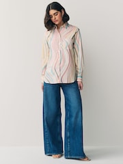 PS Paul Smith 100% Cotton Swirl Print Pink Shirt - Image 2 of 6