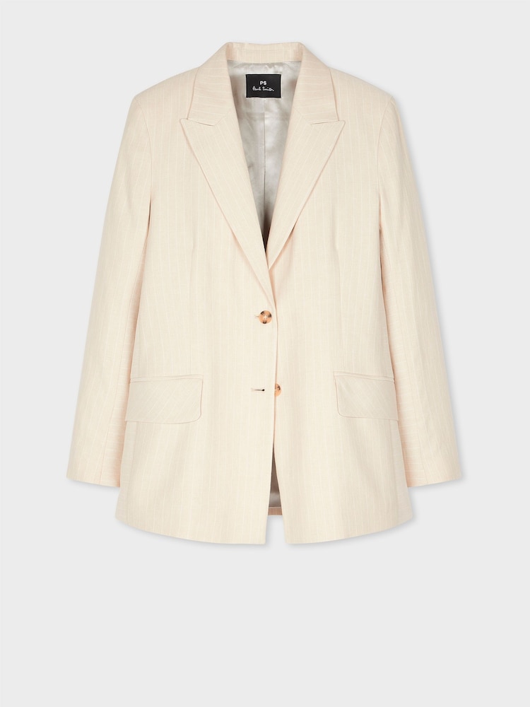 PS Paul Smith Single Breasted Pinstripe Blazer Jacket - Image 7 of 10