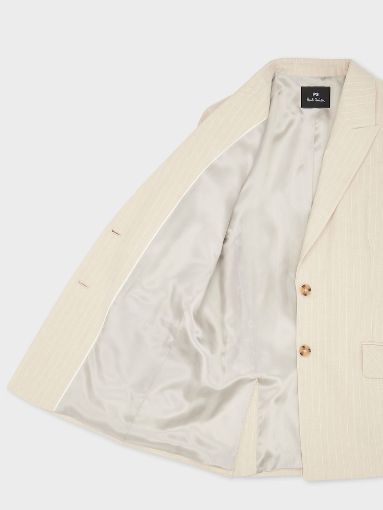PS Paul Smith Single Breasted Pinstripe Blazer Jacket - Image 8 of 10