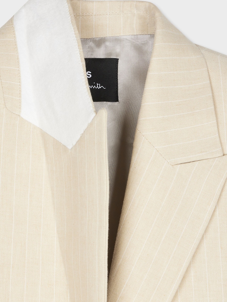PS Paul Smith Single Breasted Pinstripe Blazer Jacket - Image 9 of 10