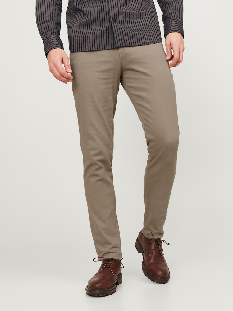 Natural - Pantalones chino slim fit de JACK & JONES - Imagen 1 de 5 Natural - Pantalones chino slim fit de JACK & JONES - Imagen 1 de 5