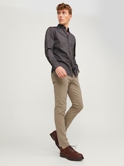 JACK & JONES Natural Slim Fit Chino Trousers - Image 3 of 5
