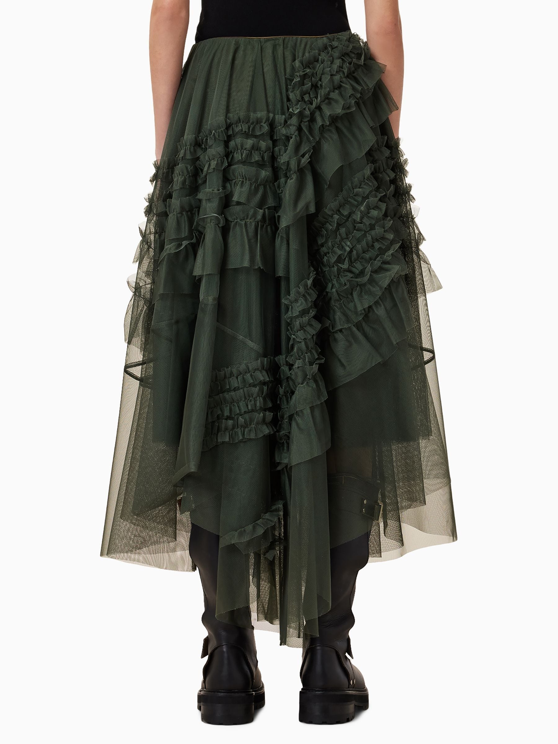 Buy AllSaints Green Jen Tulle Skirt from Next USA