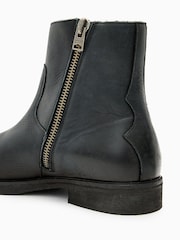 AllSaints Black Lang Boots - Image 4 of 5