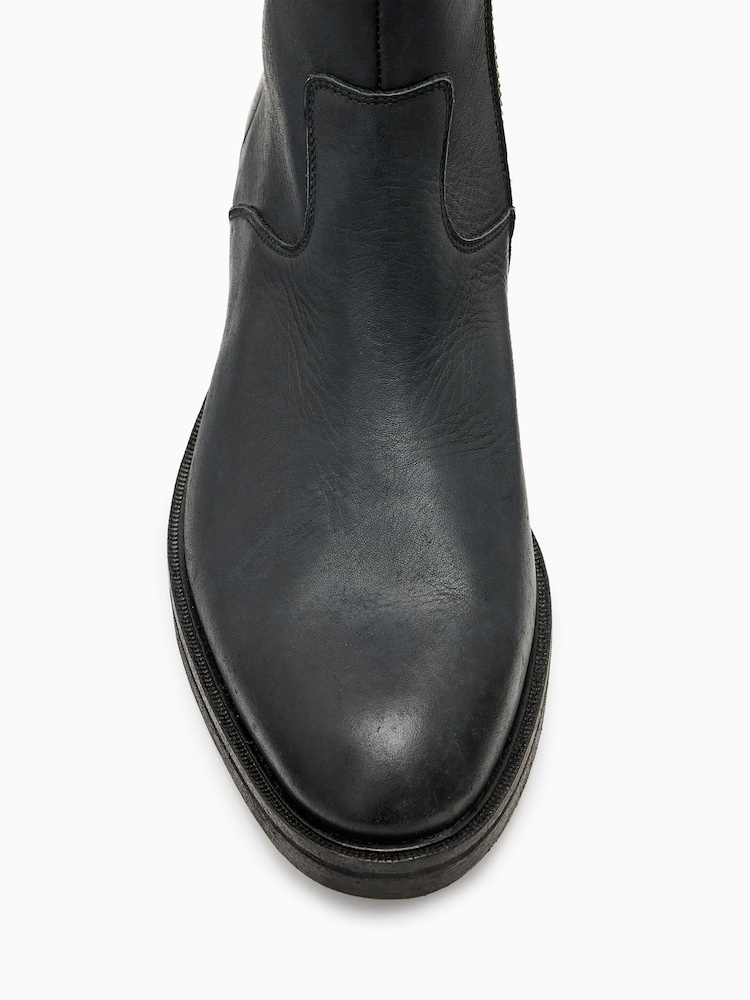 AllSaints Black Lang Boots - Image 5 of 5