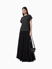 AllSaints Black Eva Maxi Skirt - Image 2 of 8
