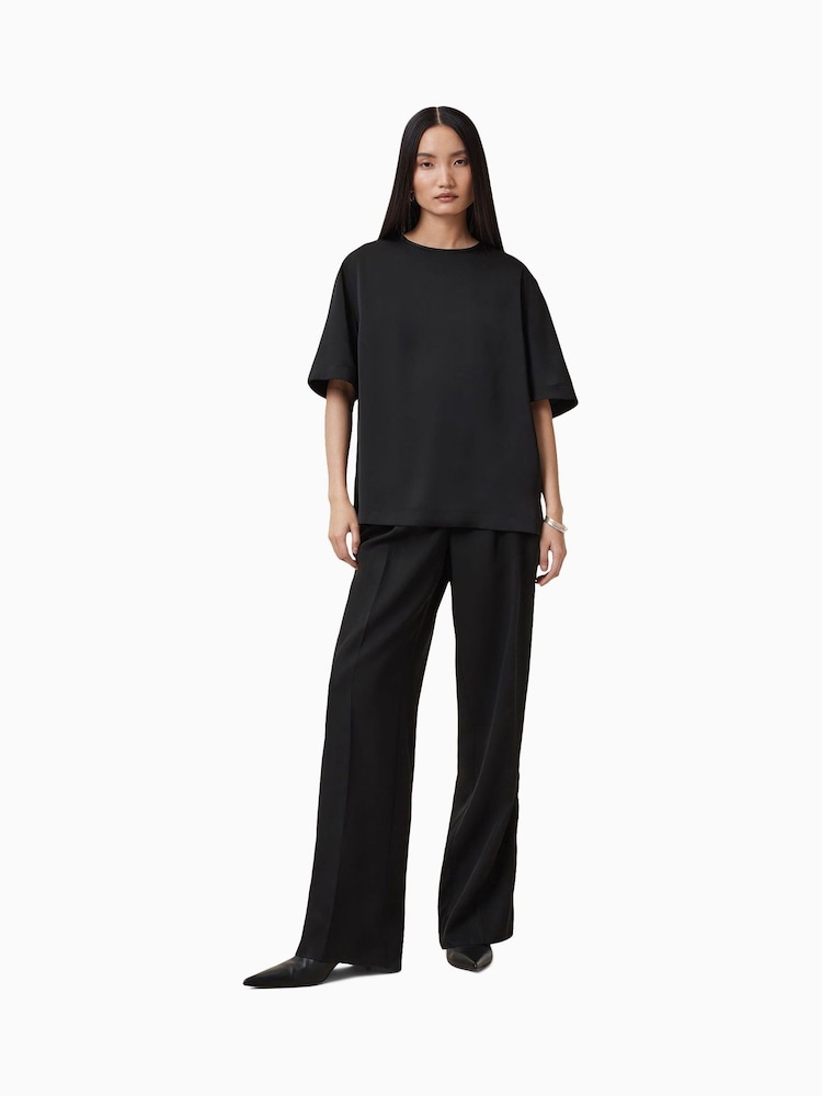 AllSaints Black Zenni Trousers - Image 3 of 9