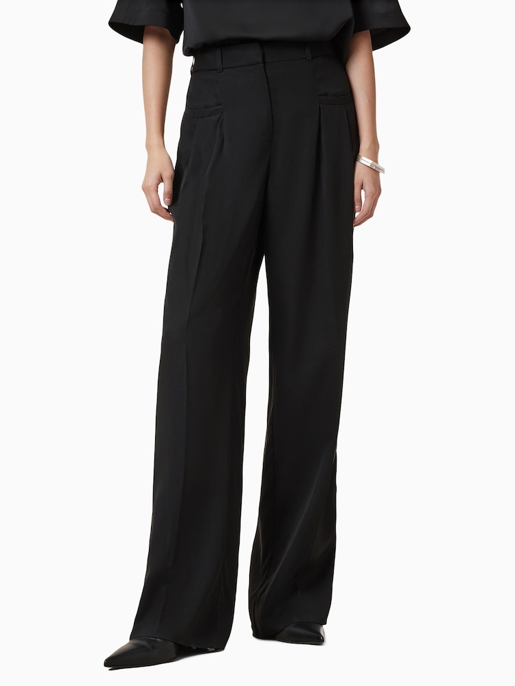 AllSaints Black Zenni Trousers - Image 6 of 9