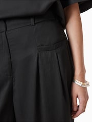 AllSaints Black Zenni Trousers - Image 8 of 9