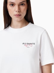 AllSaints White Amore Lisa 100% Organic Cotton T-Shirt - Image 5 of 7