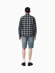 AllSaints Blue Switch Shorts - Image 2 of 8