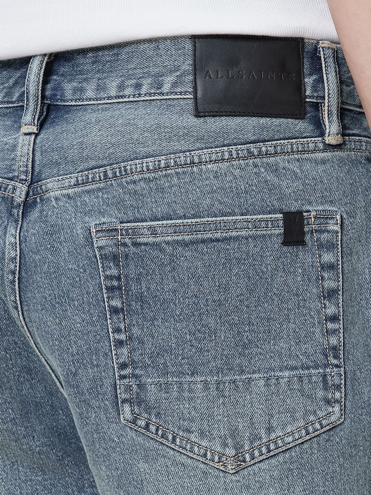 AllSaints Blue Switch Shorts - Image 7 of 8