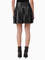 AllSaints Black Vena Lea Kilt Skirt - Image 5 of 8