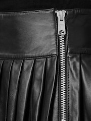 AllSaints Black Vena Lea Kilt Skirt - Image 8 of 8