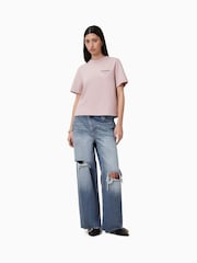 AllSaints Pink Amore Lisa 100% Organic Cotton T-Shirt - Image 4 of 8