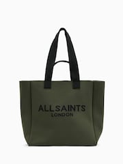 AllSaints Green Izzy E/W Tote Bag - Image 1 of 6
