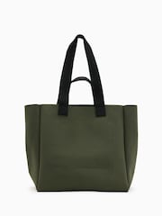 AllSaints Green Izzy E/W Tote Bag - Image 2 of 6
