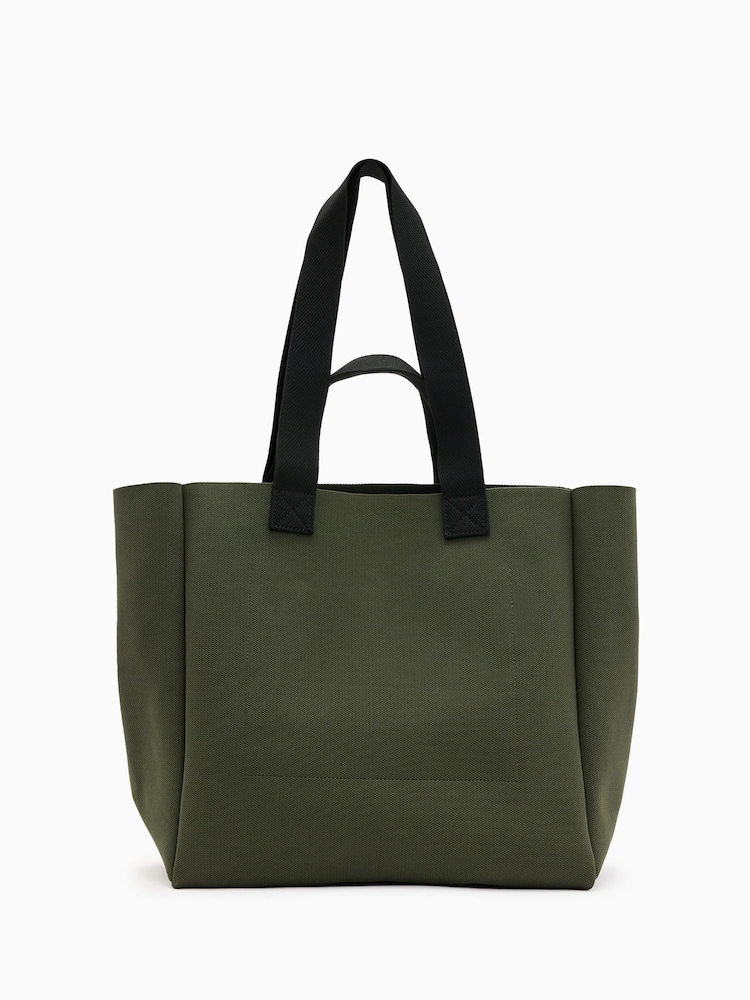 AllSaints Green Izzy E/W Tote Bag - Image 2 of 6