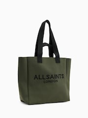 AllSaints Green Izzy E/W Tote Bag - Image 3 of 6