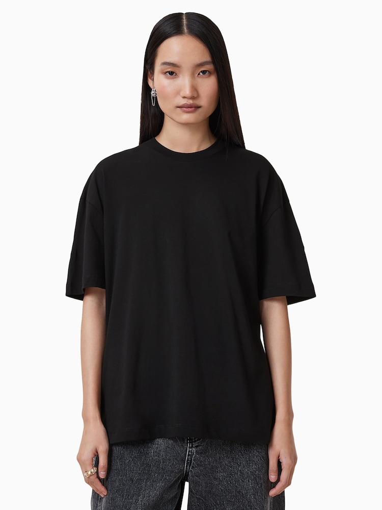 AllSaints Fuse Etta 100% Cotton T-Shirt - Imagen 1 de 6
