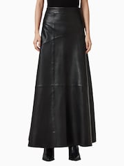 AllSaints Black Giana Maxi Skirt - Image 5 of 7