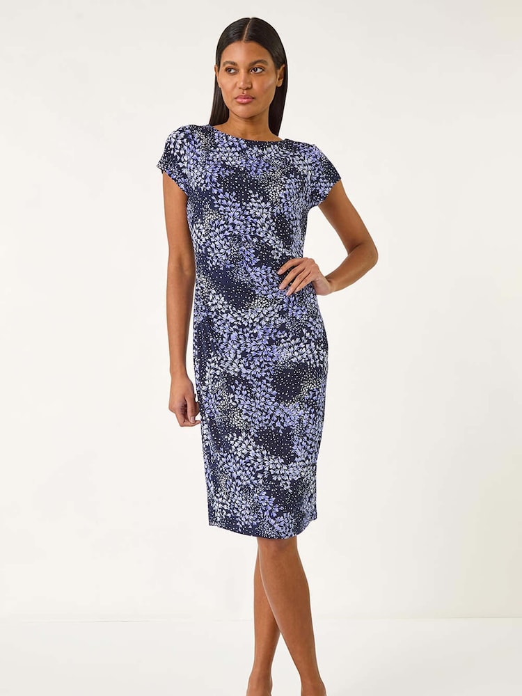 Roman – gerafftes Etuikleid mit floralem Print - Bild 2 von 5 Roman – gerafftes Etuikleid mit floralem Print - Bild 2 von 5