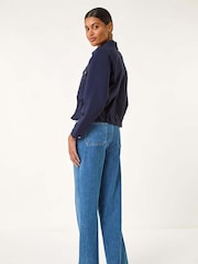 Roman Blue Utility Collared Pocket Jacket - Image 3 of 5