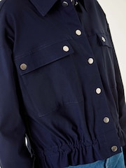 Roman Blue Utility Collared Pocket Jacket - Image 5 of 5