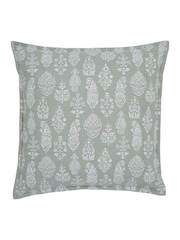 Murmur Mourne Green Arna 100% Cotton Cushion - Image 1 of 2