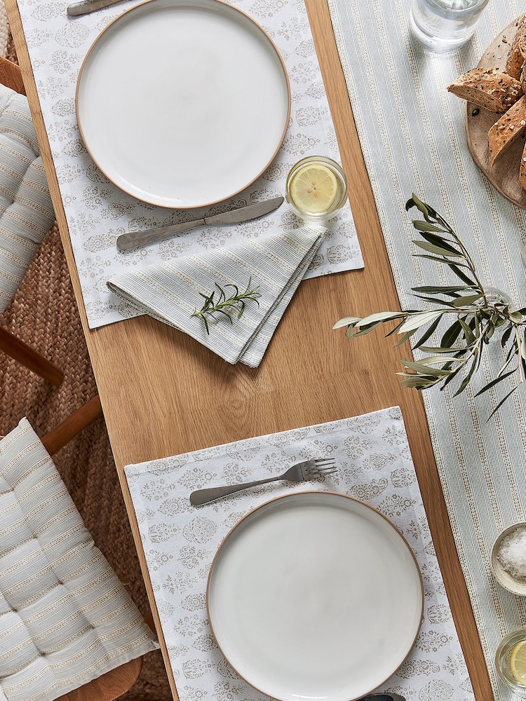 Murmur Linen Grey Clodagh Table Runner - Image 1 of 3