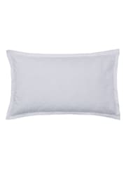 Murmur White Bea 100% Cotton Duvet Cover and Pillowcase Set - Image 3 of 7