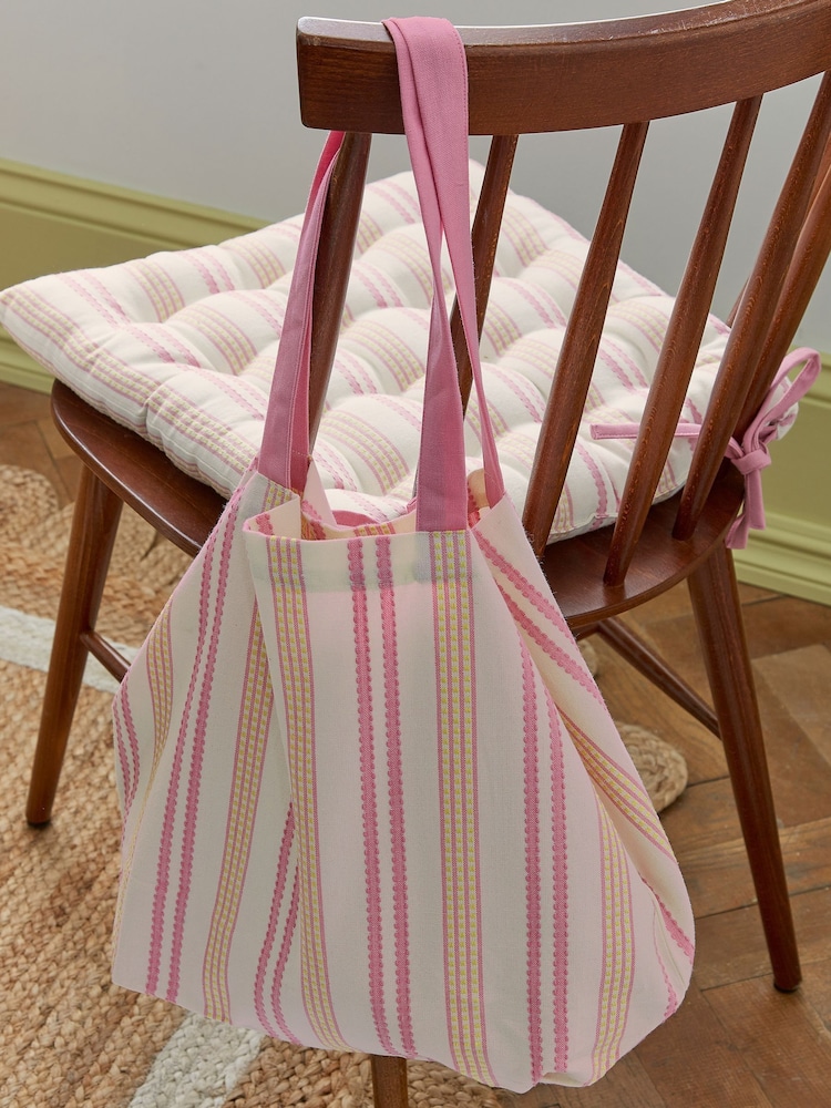 Land & Shore Multi Ticking Stripe Tote Bag - Image 1 of 2