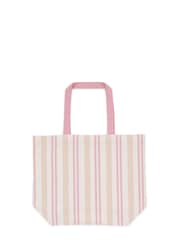 Land & Shore Multi Ticking Stripe Tote Bag - Image 2 of 2