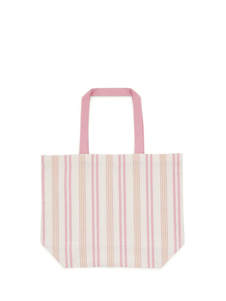 Land & Shore Multi Ticking Stripe Tote Bag - Image 2 of 2