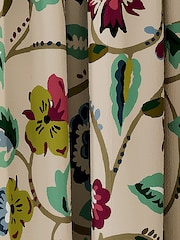 Land & Shore Multi Esther Lined Pencil Pleat Curtains - Image 2 of 3
