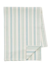 Land & Shore Green Ticking Stripe Table Runner - Image 2 of 2