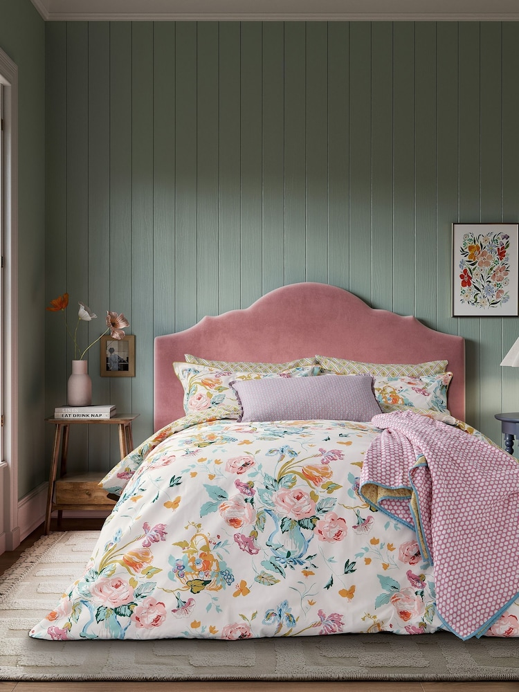Land & Shore Multi Bloom Pillowcase Pair - Image 1 of 4