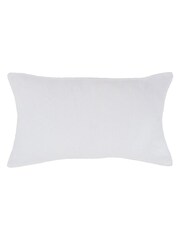 Murmur White Bea 100% Cotton Cushion - Image 4 of 4