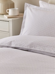 Murmur Linen 100% Cotton Florin Duvet Cover and Pillowcase Set - Image 3 of 6