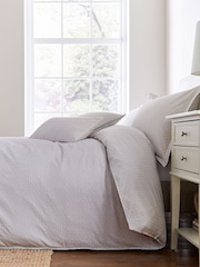 Murmur Linen 100% Cotton Florin Duvet Cover and Pillowcase Set - Image 5 of 6