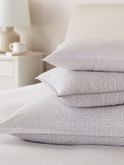 Murmur Linen 100% Cotton Florin Duvet Cover and Pillowcase Set - Image 6 of 6